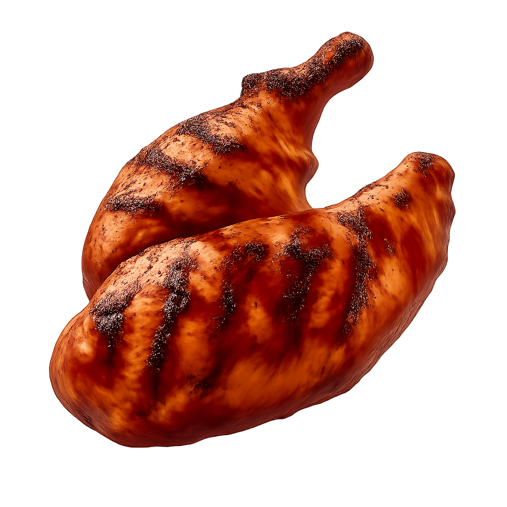 barbecue style char grilled chicken breast cookout