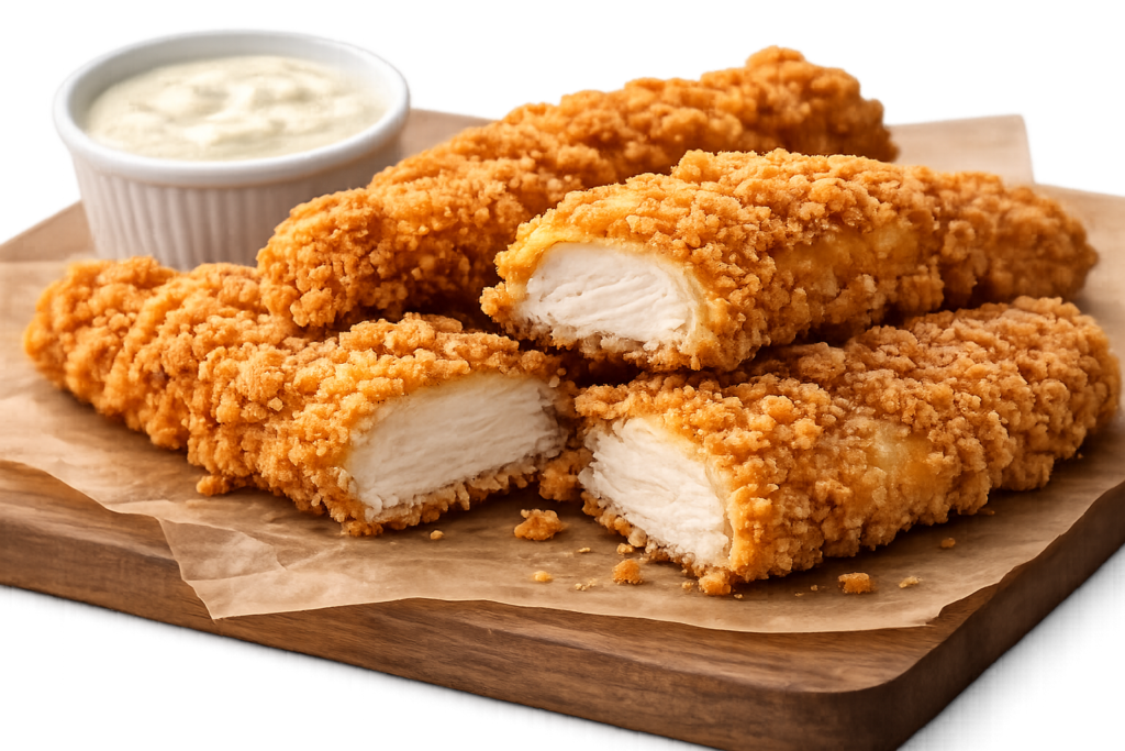 cookout golden crispy chicken strips popular item