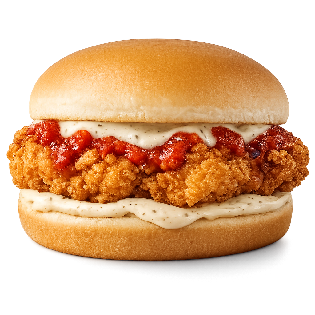 crispy chicken strip sandwich cookout menu