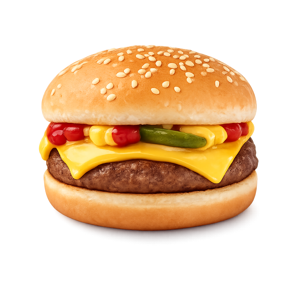 cookout style hamburger regular price and calories