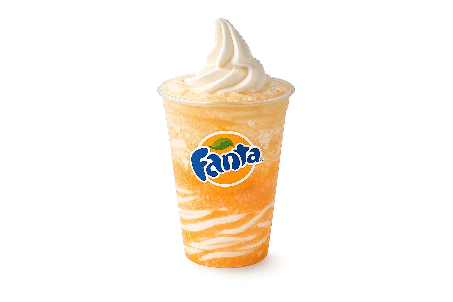 fanta orange soda ice cream float cookout