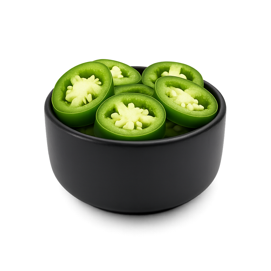 fresh jalapeno slices cookout burger topping