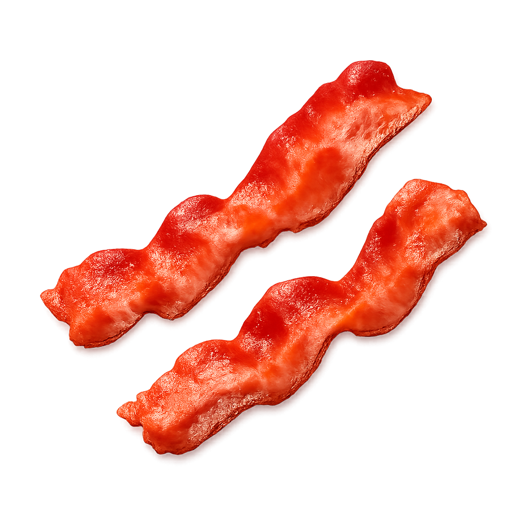 crispy grilled bacon strip cookout topping
