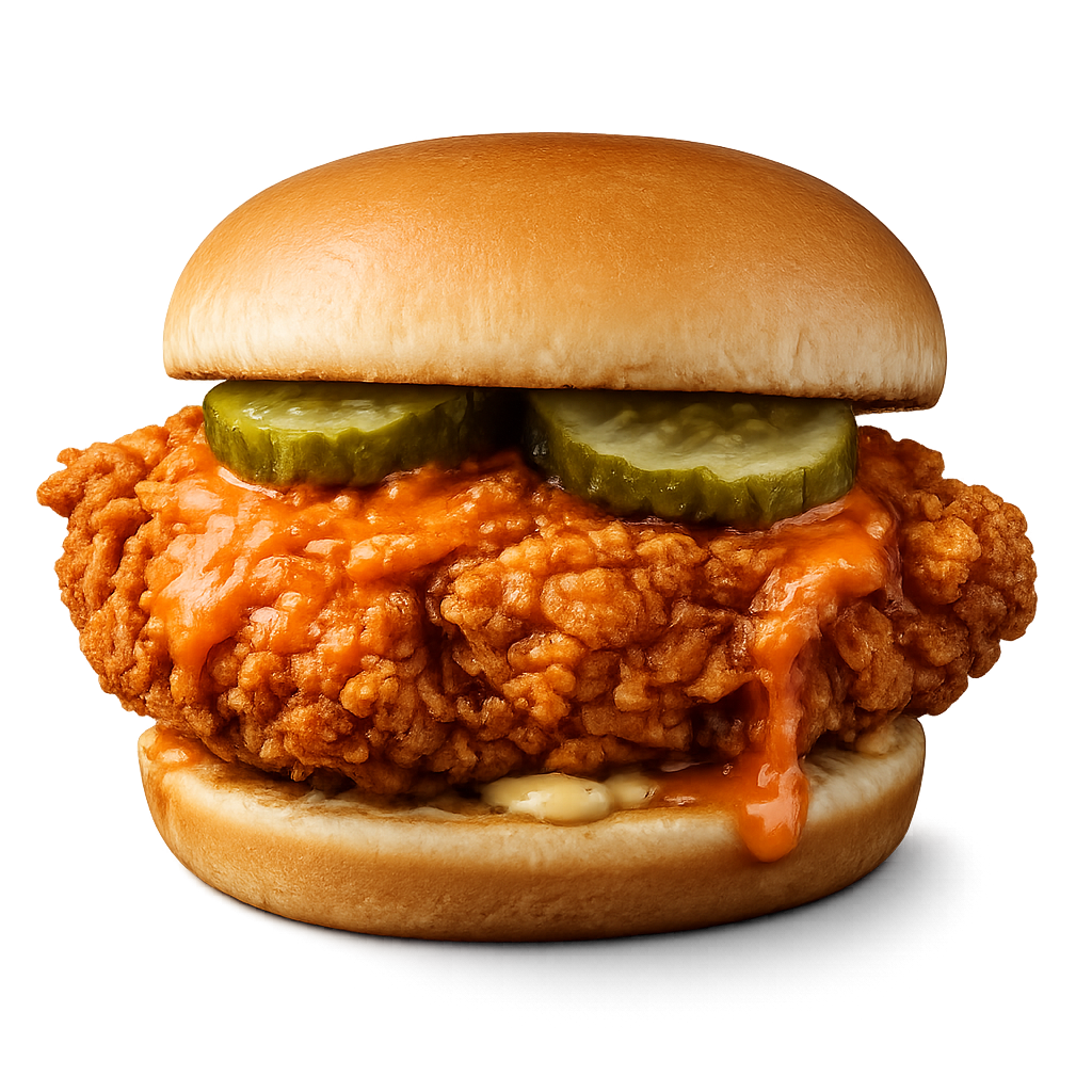 spicy chicken sandwich cookout menu price and calories