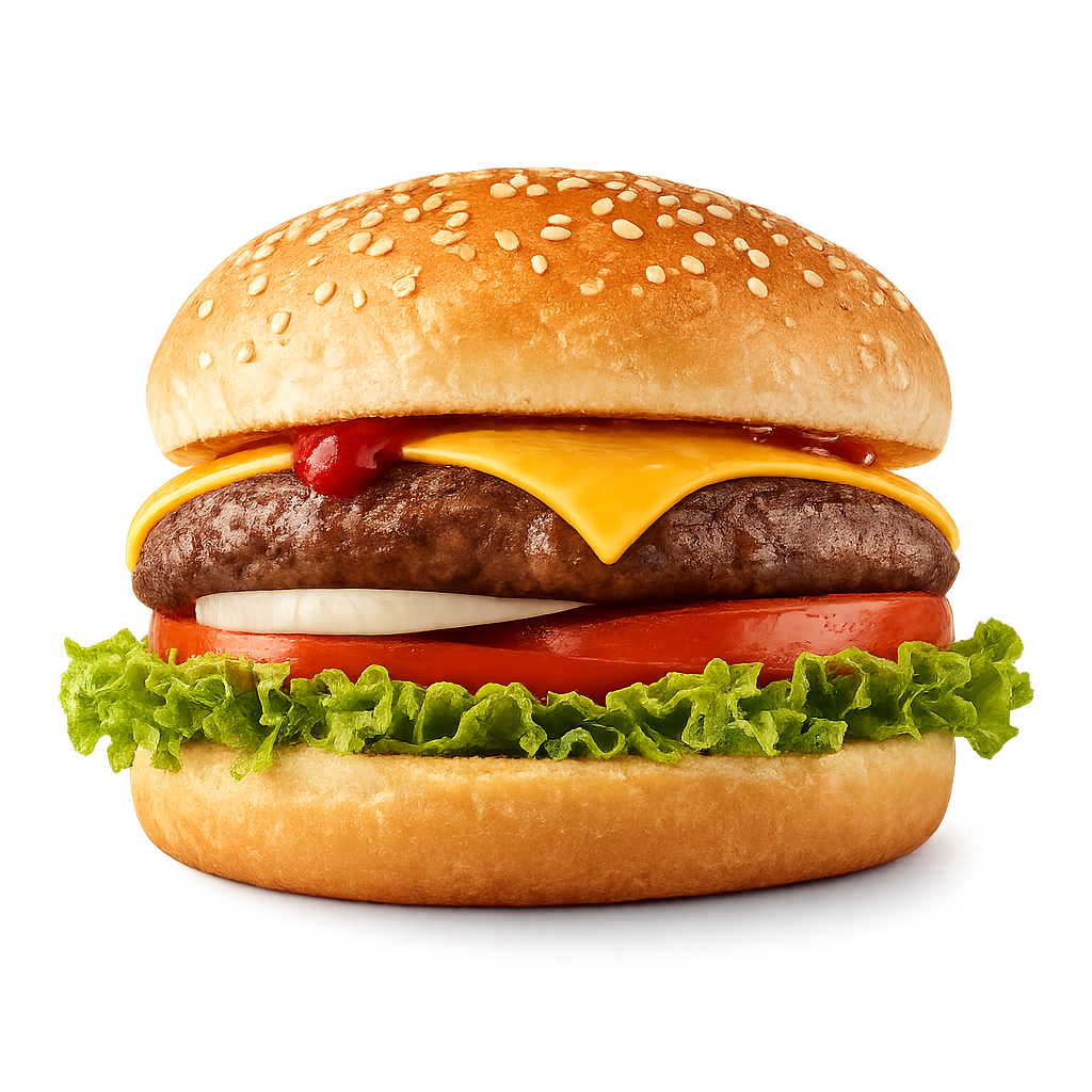 steak style hamburger cookout menu