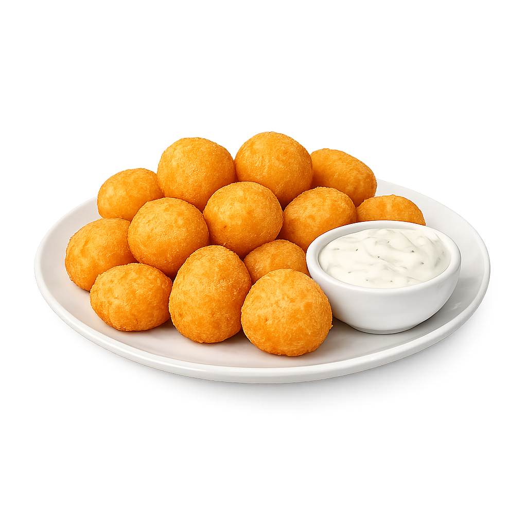 fried white cheddar cheese bites cookout menu