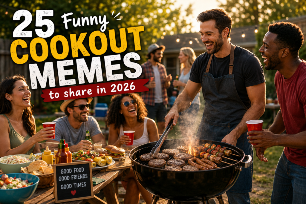 funny Cookout memes and BBQ jokes