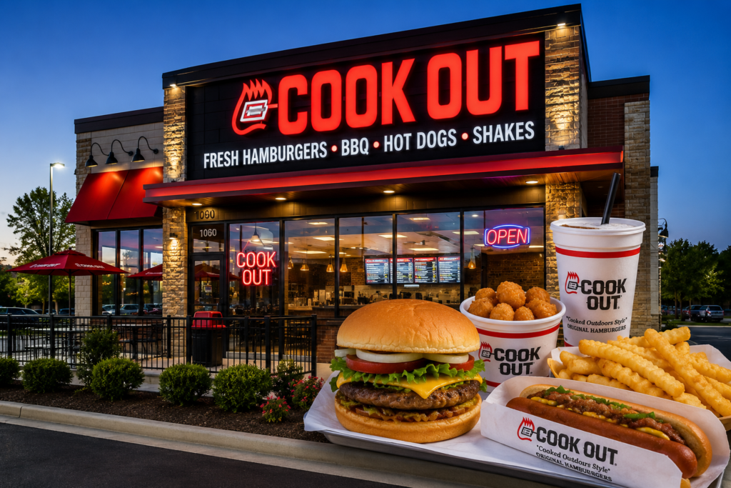Cookout restaurant and popular menu items