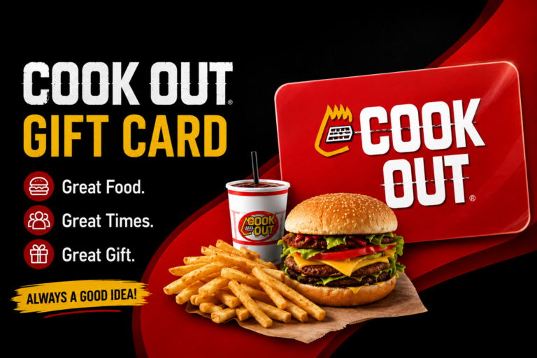 Cookout Gift Cards: Where to Buy, How to Use, Check Balance & FAQs