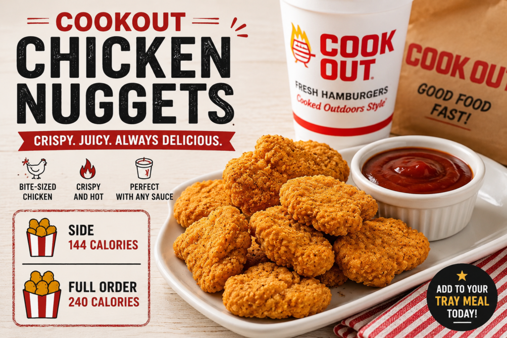 Cookout Chicken Nuggets nutrition and calories