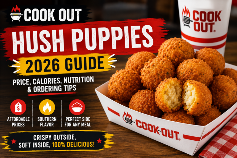 Cookout Hush Puppies 2026 price calories nutrition and ordering guide