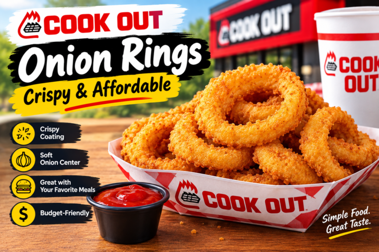 Cookout Onion Rings menu 2026